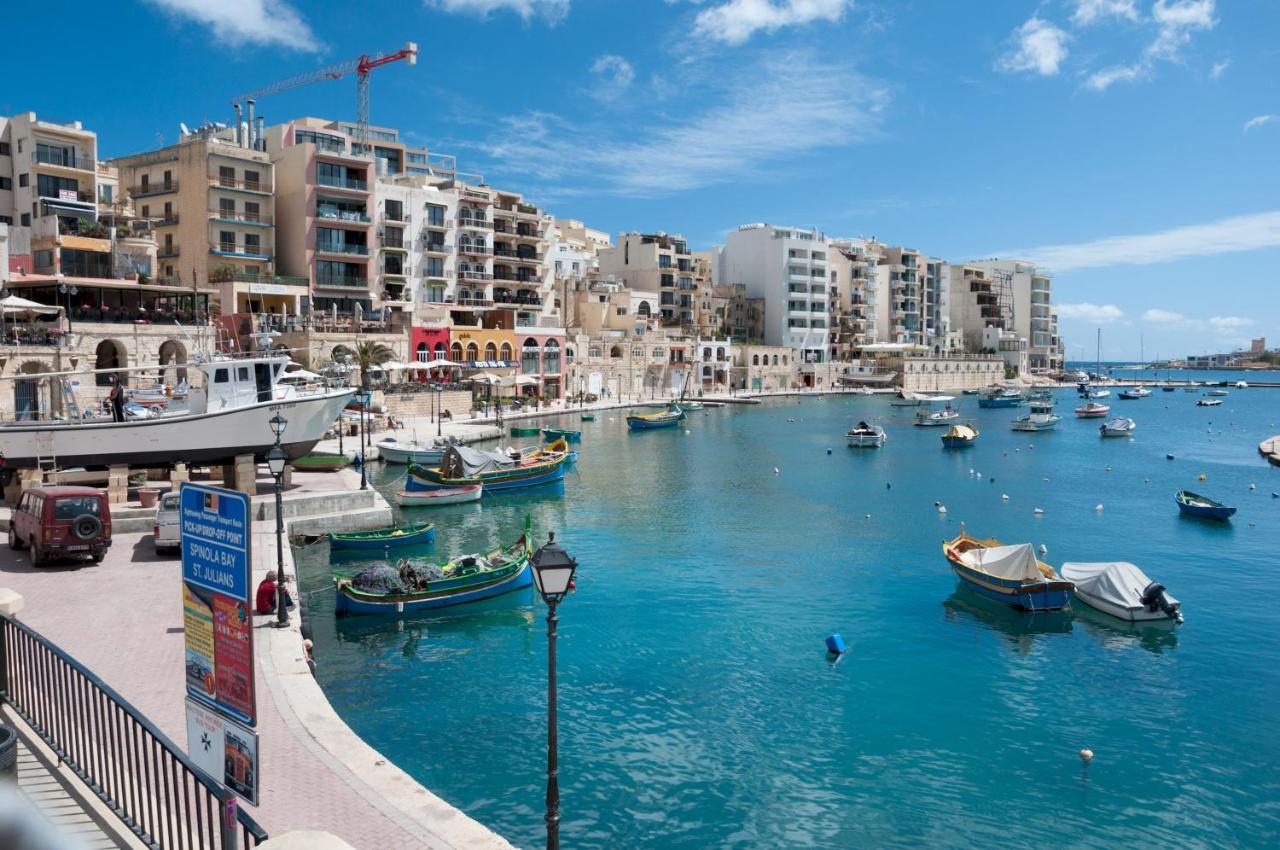 Deluxe Apartment With Valletta And Harbour Views Sliema Exteriör bild